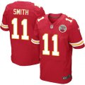 Kansas City Chiefs #11 Alex Smith Red Team Color Vapor Untouchable Elite Player NFL Jersey