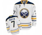 Reebok Buffalo Sabres #7 Rick Martin Authentic White Away NHL Jersey