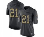 New Orleans Saints #21 Patrick Robinson Limited Black 2016 Salute to Service Football Jersey