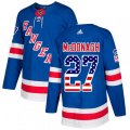 New York Rangers #27 Ryan McDonagh Authentic Royal Blue USA Flag Fashion NHL Jersey