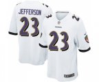 Baltimore Ravens #23 Tony Jefferson Game White Football Jersey