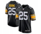 Pittsburgh Steelers #25 Artie Burns Game Black Alternate Football Jersey