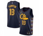 Cleveland Cavaliers #13 Tristan Thompson Authentic Navy Basketball Jersey - 2019-20 City Edition