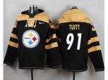 Pittsburgh Steelers #91 Stephon Tuitt Black Player Pullover NFL Hoodie