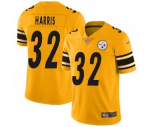 Pittsburgh Steelers #32 Franco Harris Limited Gold Inverted Legend Football Jersey