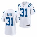 Indianapolis Colts #31 Shawn Davis Nike White Vapor Limited Jersey