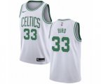Boston Celtics #33 Larry Bird Swingman White NBA Jersey - Association Edition