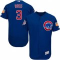 Chicago Cubs #3 David Ross Royal Blue Alternate Flexbase Authentic Collection MLB Jersey