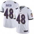 Baltimore Ravens #48 Patrick Queen White Stitched NFL Vapor Untouchable Limited Jersey