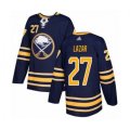 Buffalo Sabres #27 Curtis Lazar Authentic Navy Blue Home Hockey Jersey
