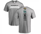 Jacksonville Jaguars #94 Dawuane Smoot Ash Backer T-Shirt