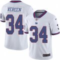 New York Giants #34 Shane Vereen Limited White Rush Vapor Untouchable NFL Jersey