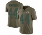 Green Bay Packers #44 Antonio Morrison Limited Olive 2017 Salute to Service Football Jersey