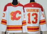 Calgary Flames #13 Johnny Gaudreau White Authentic 2019 Heritage Classic Stitched Hockey Jersey