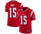 New England Patriots #15 N'Keal Harry Limited Red Inverted Legend Football Jersey