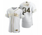 Boston Red Sox David Ortiz Nike White Authentic Golden Edition Jersey