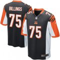Cincinnati Bengals #75 Andrew Billings Game Black Team Color NFL Jersey