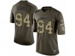 Green Bay Packers #94 Dean Lowry Limited Green Salute to Service NFL Jersey