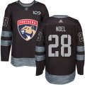 Florida Panthers #28 Serron Noel Authentic Black 1917-2017 100th Anniversary NHL Jersey