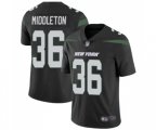 New York Jets #36 Doug Middleton Black Alternate Vapor Untouchable Limited Player Football Jersey