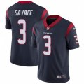 Houston Texans #3 Tom Savage Limited Navy Blue Team Color Vapor Untouchable NFL Jersey