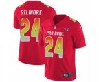New England Patriots #24 Stephon Gilmore Limited Red AFC 2019 Pro Bowl NFL Jersey