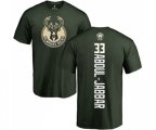 Milwaukee Bucks #33 Kareem Abdul-Jabbar Green Backer T-Shirt