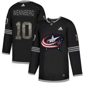 Columbus Blue Jackets #10 Alexander Wennberg Black Authentic Classic Stitched NHL Jersey