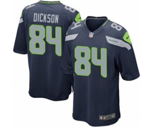 Seattle Seahawks #84 Ed Dickson Game Navy Blue Team Color NFL Jersey