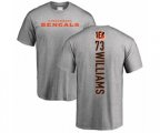 Cincinnati Bengals #73 Jonah Williams Ash Backer T-Shirt
