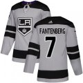 Los Angeles Kings #7 Oscar Fantenberg Premier Gray Alternate NHL Jersey