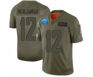 Los Angeles Chargers #12 Travis Benjamin Limited Camo 2019 Salute to Service Football Jersey