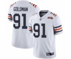 Chicago Bears #91 Eddie Goldman White 100th Season Limited Football Jersey
