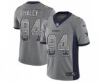 Dallas Cowboys #94 Charles Haley Limited Gray Rush Drift Fashion Football Jersey