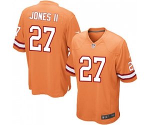 Tampa Bay Buccaneers #27 Ronald Jones II Game Orange Glaze Alternate Football Jersey