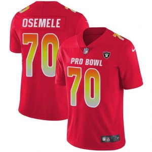 Oakland Raiders #70 Kelechi Osemele Limited Red 2018 Pro Bowl NFL Jersey