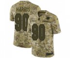 Miami Dolphins #90 Charles Harris Limited Camo 2018 Salute to Service Football Jersey