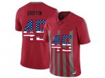 2016 US Flag Fashion Ohio State Buckeyes Archie Griffin #45 College Football Alternate Elite Jersey - Scarlet