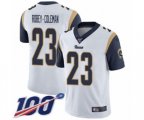 Los Angeles Rams #23 Nickell Robey-Coleman White Vapor Untouchable Limited Player 100th Season Football Jersey