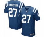 Indianapolis Colts #27 Nate Hairston Elite Royal Blue Team Color Football Jersey
