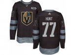Vegas Golden Knights #77 Brad Hunt Black 1917-2017 100th Anniversary Stitched NHL Jersey