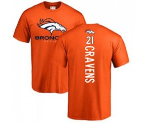 Denver Broncos #21 Su\'a Cravens Orange Backer T-Shirt