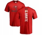 Tampa Bay Buccaneers #84 Cameron Brate Red Backer T-Shirt