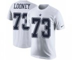 Dallas Cowboys #73 Joe Looney White Rush Pride Name & Number T-Shirt