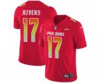 Los Angeles Chargers #17 Philip Rivers Limited Red AFC 2019 Pro Bowl NFL Jersey
