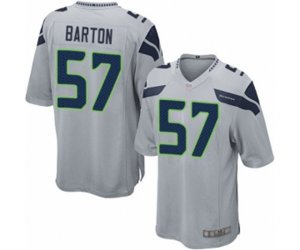 Seattle Seahawks #57 Cody Barton Game Grey Alternate Football Jersey