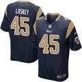 Los Angeles Rams #45 Zach Laskey Game Navy Blue Team Color NFL Jersey