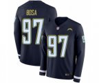 Los Angeles Chargers #97 Joey Bosa Limited Navy Blue Therma Long Sleeve Football Jersey
