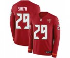 Tampa Bay Buccaneers #29 Ryan Smith Limited Red Therma Long Sleeve Football Jersey