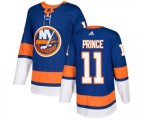 New York Islanders #11 Shane Prince Authentic Royal Blue Home NHL Jersey